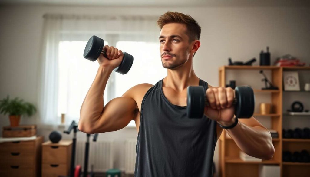 Boostez vos bras : entraînements rapides et efficaces à domicile et à la salle
