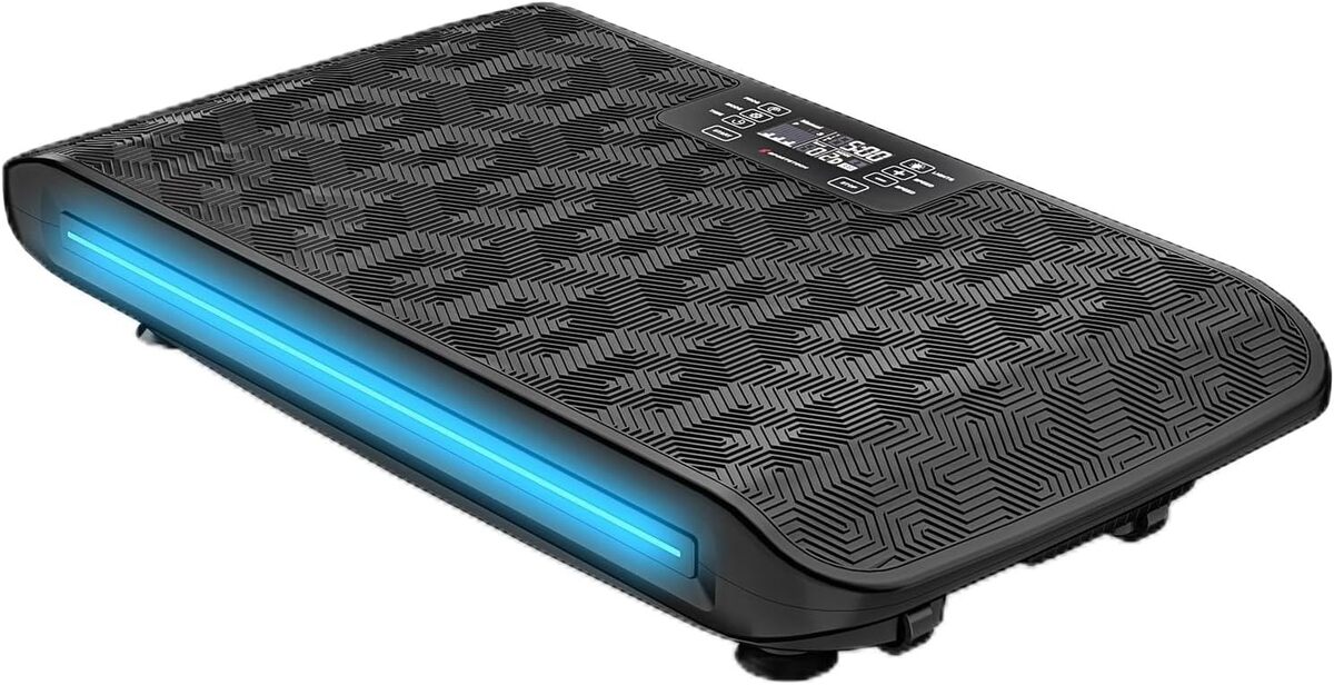 Test de la Sportstech sVibe : plaque vibrante 4D ultra silencieuse