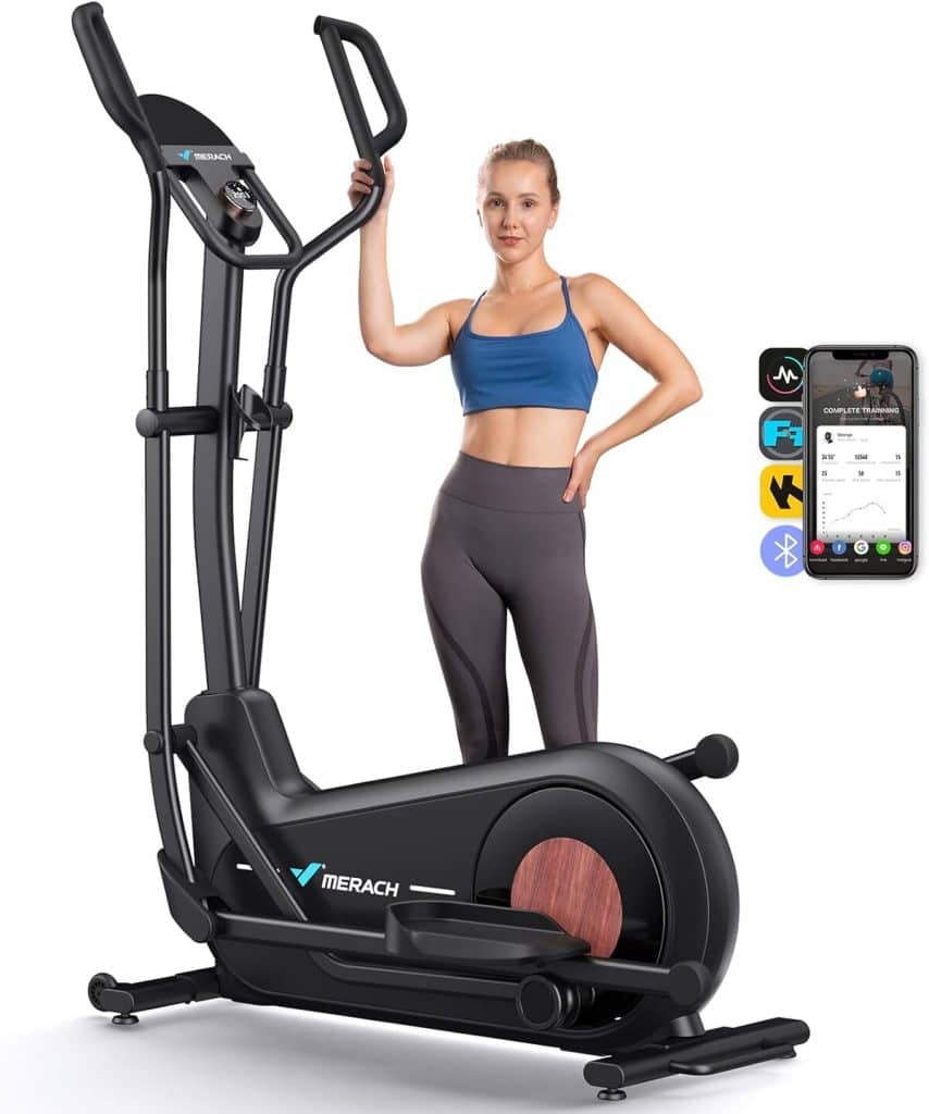 Test du vélo elliptique écologique Merach : autoalimenté, silencieux et robuste