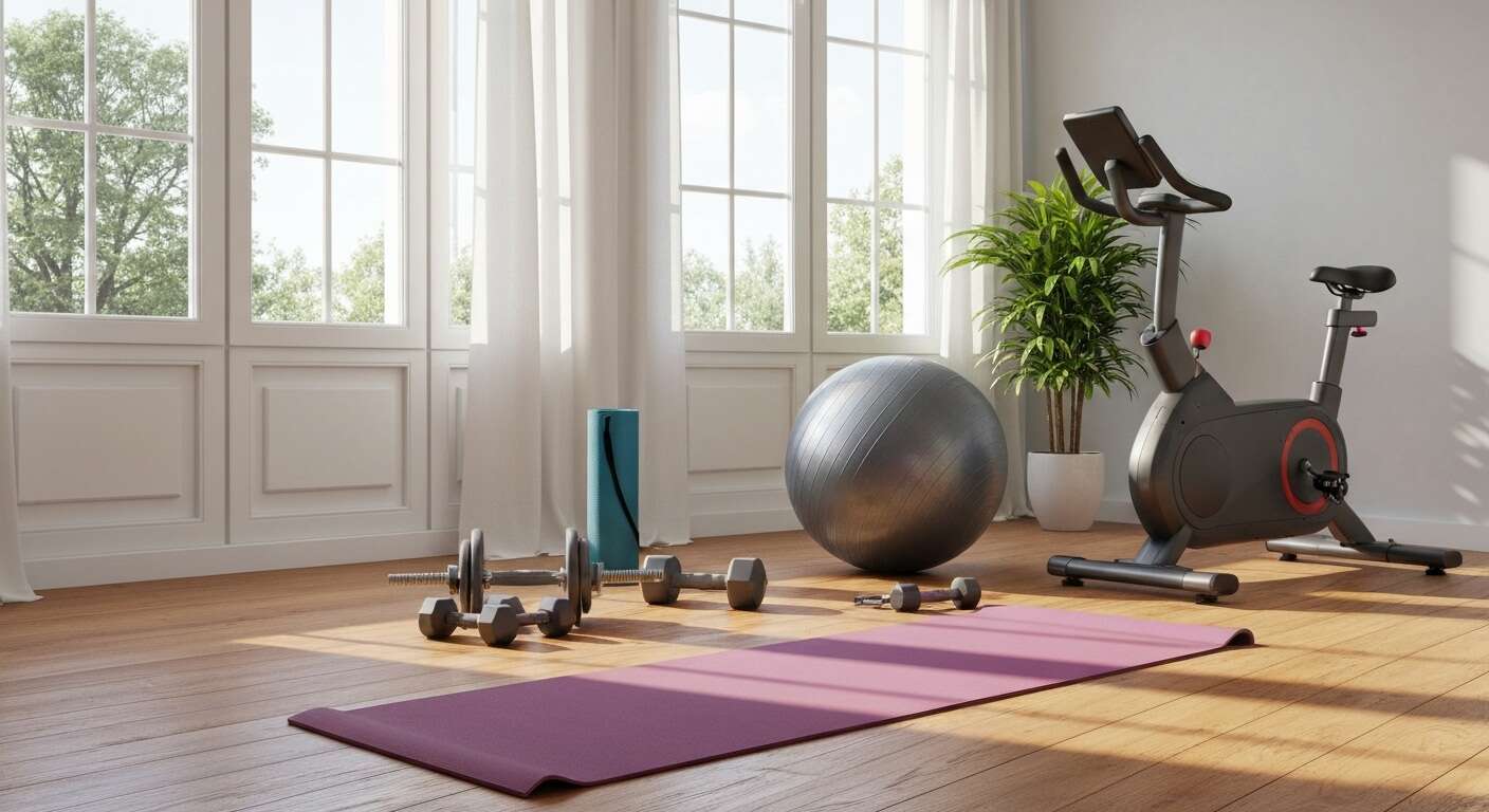 Aménagez une salle de sport gratuite chez vous