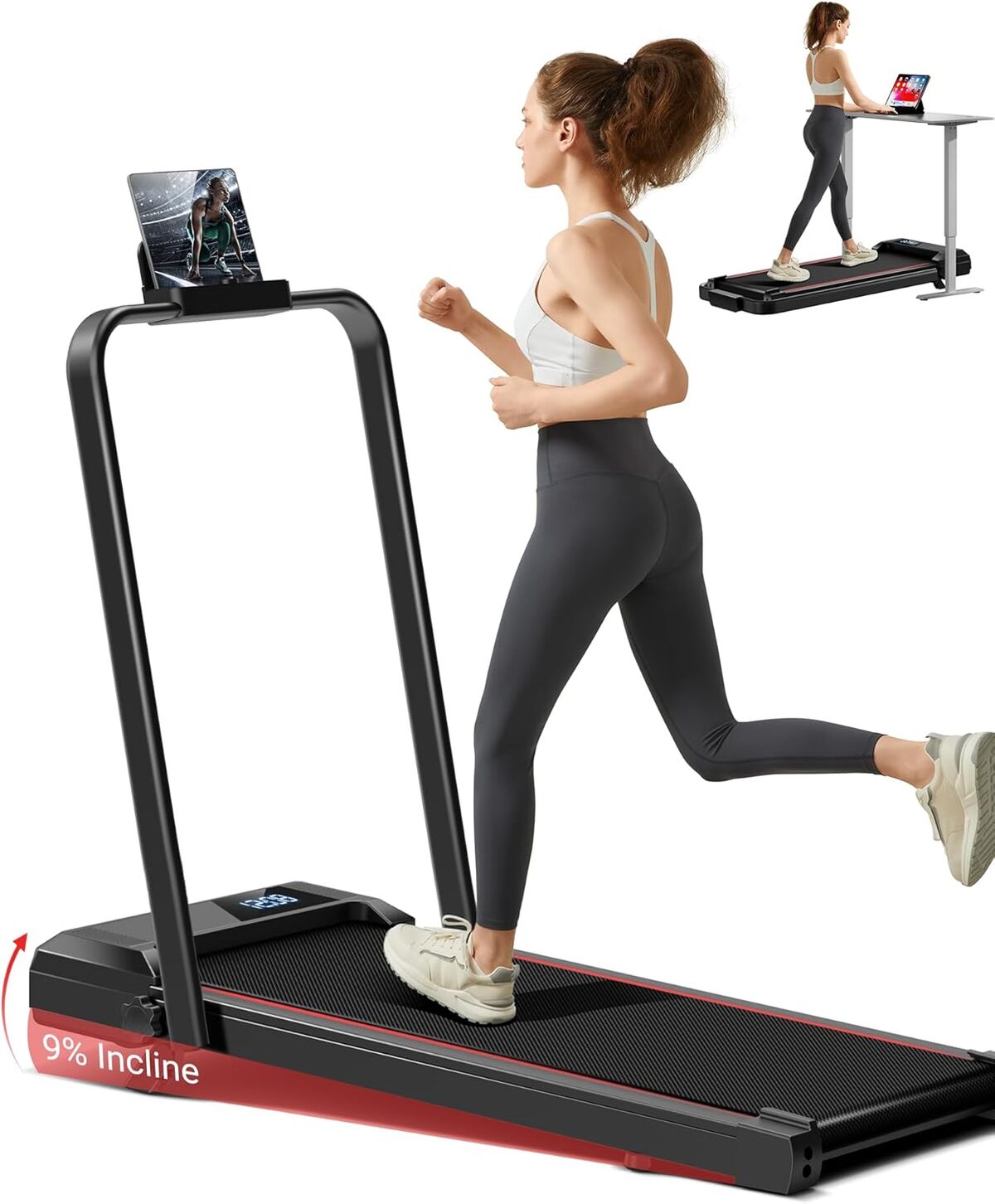 Test du tapis de course pliable Lontek 12 km/h 3.0HP