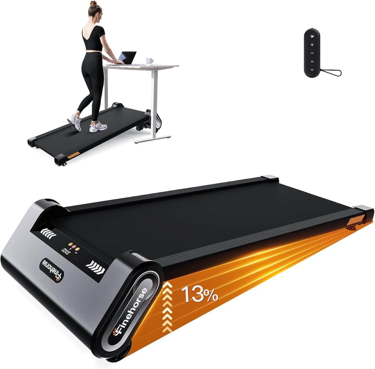 Test du tapis de course FINEHORSE Up Pad : puissance et inclinaison à domicile