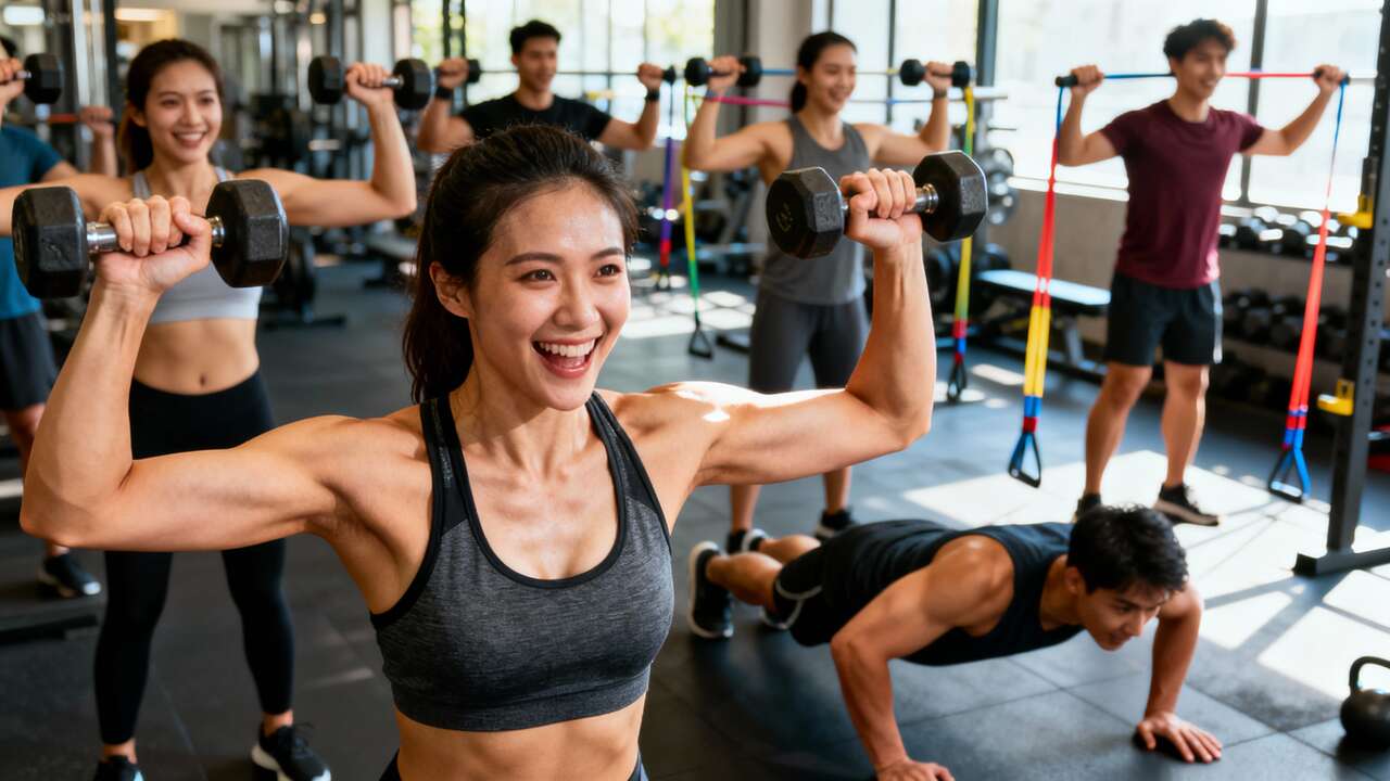Exercices pour les bras et les &eacute;paules
