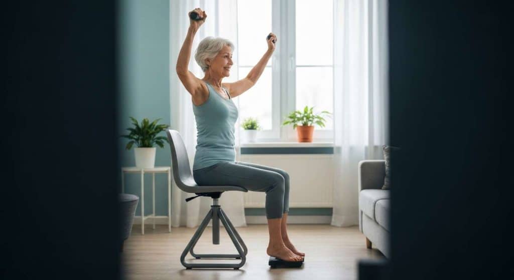 Gym sur chaise : préserver ses articulations en douceur pour les seniors