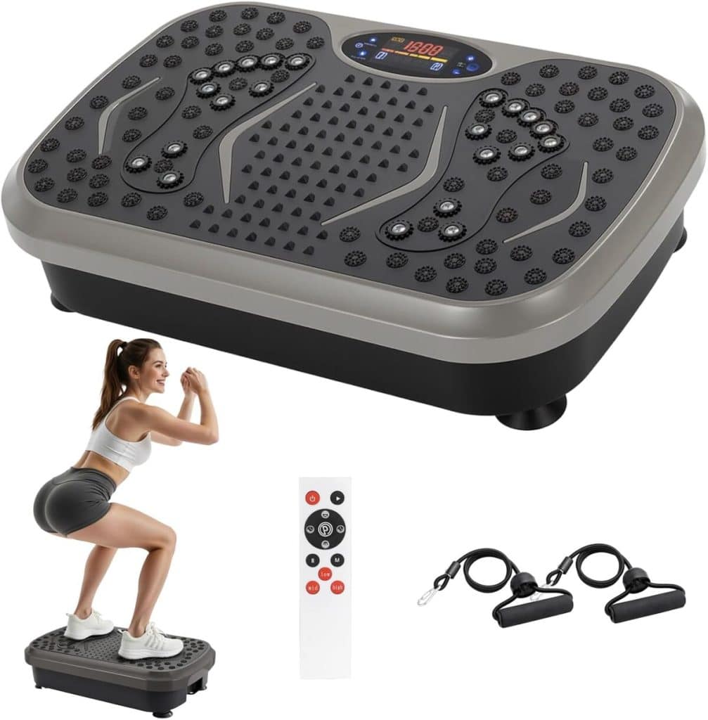 Test du plateau vibrant 99 niveaux : design compact et moteur silencieux