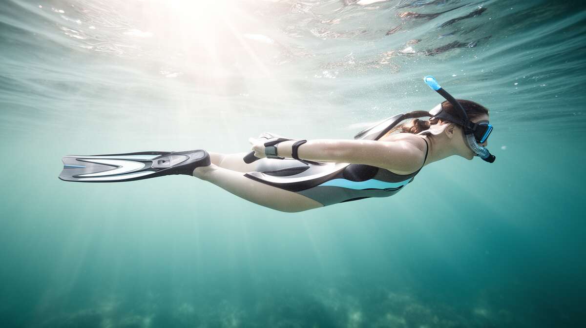 L'importance de l'&eacute;quipement adapt&eacute; : palmes et tubas