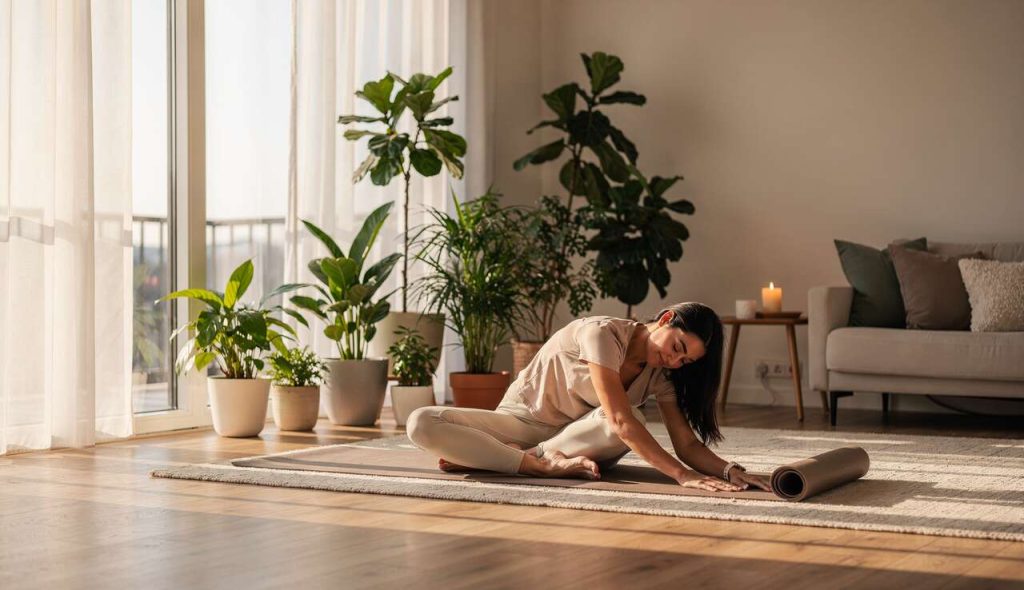 Routine quotidienne pour hanches souples et dos libéré