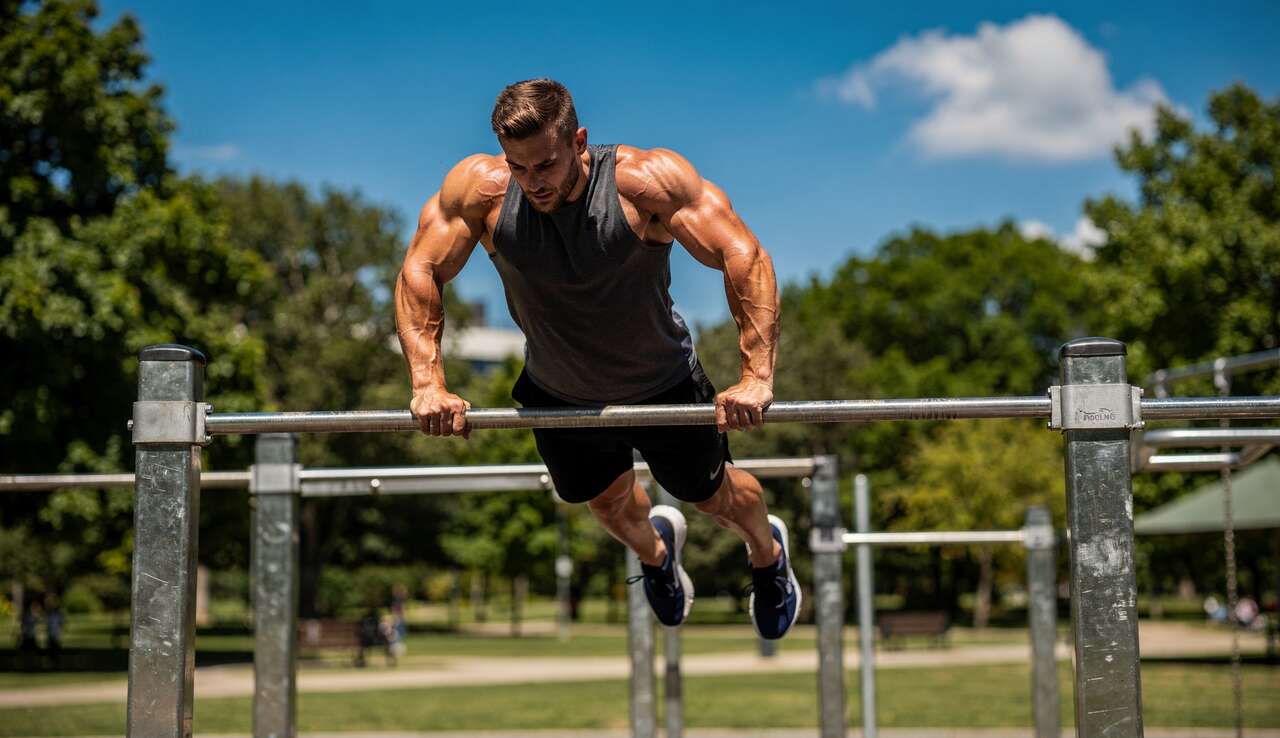 Les dips aux barres parall&egrave;les