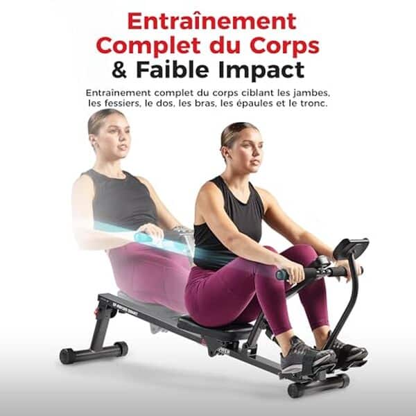 Découvrez le rameur Sunny Health & Fitness SF-RW1205SMART : compact, puissant et idéal pour votre entraînement à domicile. ΓΩΠ