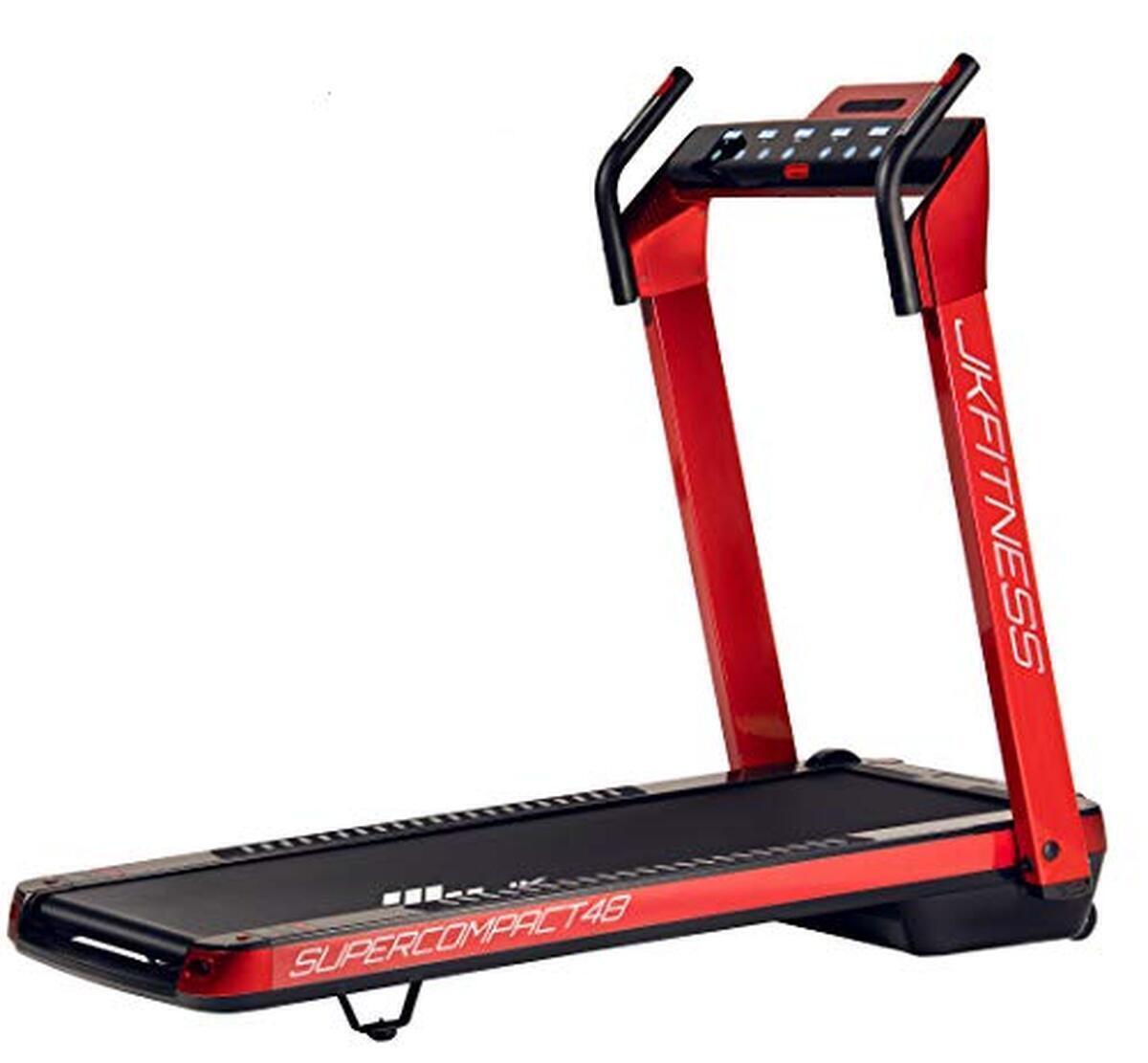 Test : tapis roulant pliable JK Fitness Supercompact48 rouge