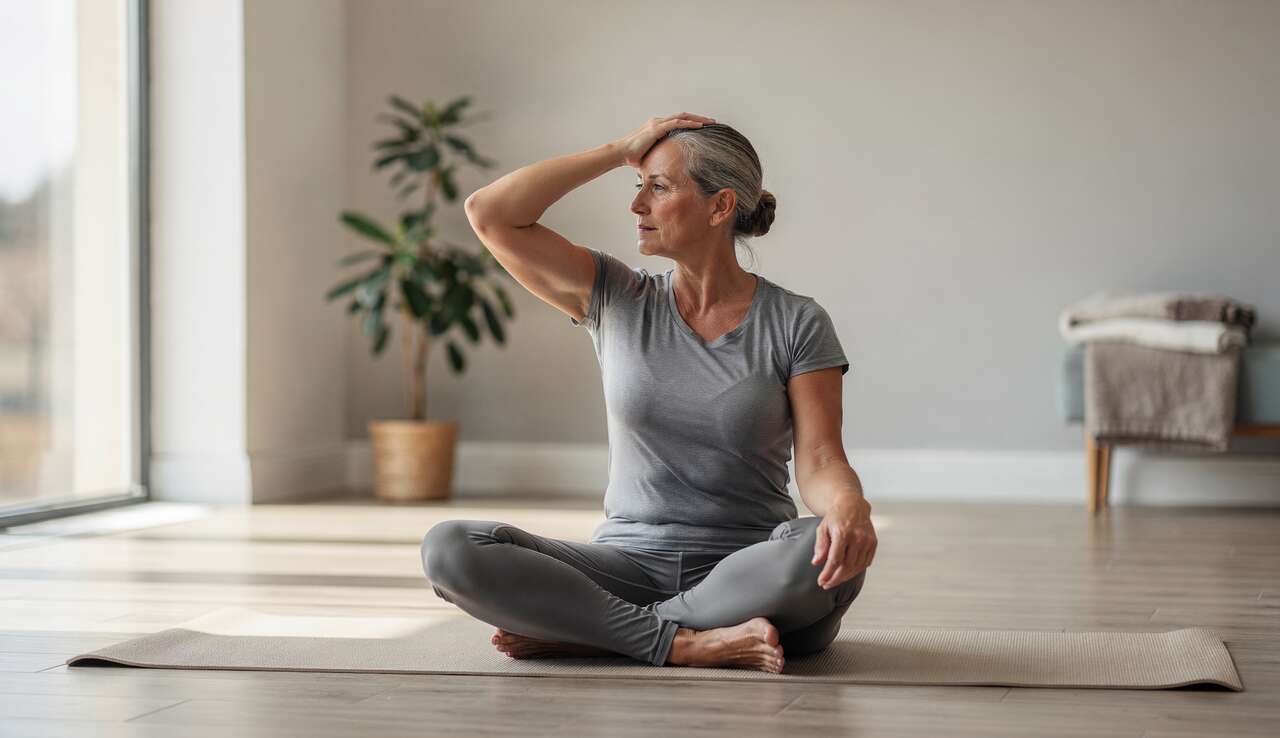 Exercice 1 : &eacute;tirement de la nuque pour soulager la tension