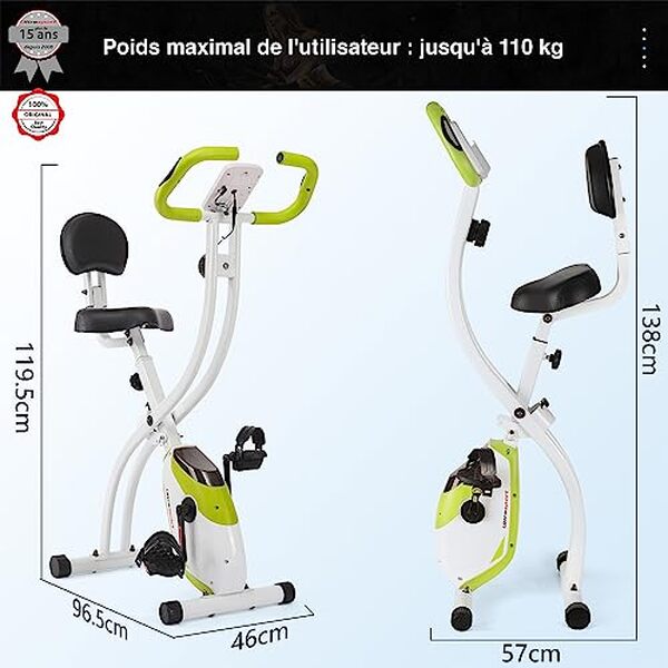 Découvrez notre avis complet sur le vélo d'appartement pliant Ultrasport F-Bike 200B : confort, capteurs de pouls et rangement pratique. Améliorez votre entraînement à domicile.