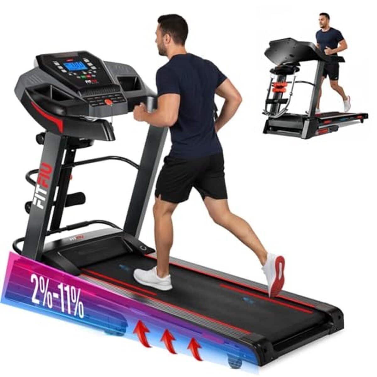 Test du tapis de course pliant FITFIU MC-500 : inclinaison auto et connectivité