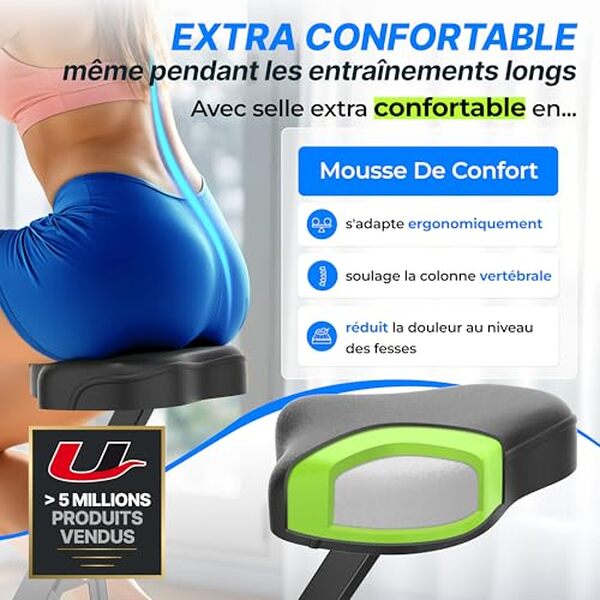 Plongez dans notre test complet du vélo d'appartement pliable Ultrasport F-Bike Pro et découvrez son silence et son confort exceptionnels.