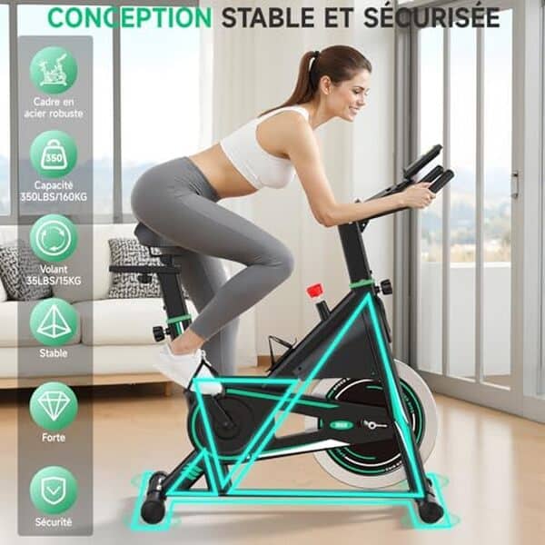 Découvrez le dmasun, un vélo d'appartement qui allie confort et silence. Analyse complète de ses performances et bénéfices pour votre entraînement à domicile.