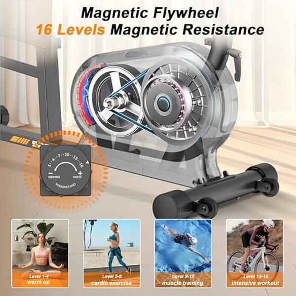 Explorez le vélo semi-allongé Dskeuzeew à résistance réglable : confort, innovation et efficacité pour vos entraînements cardio et remise en forme.