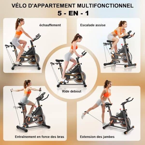 Découvrez le test complet du vélo d'appartement DMASUN 2026 : un modèle innovant avec résistance magnétique silencieuse, idéal pour un entraînement sans bruit à domicile.