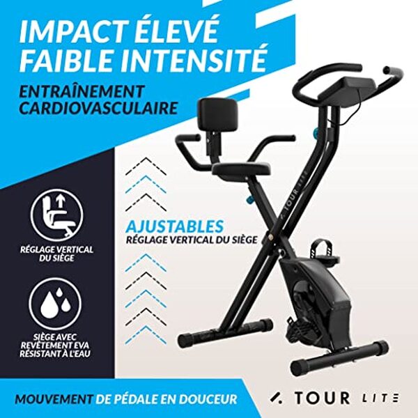 Découvrez le Bluefin Fitness Tour Lite : avantages et fonctionnalités du vélo pliable à résistance magnétique
