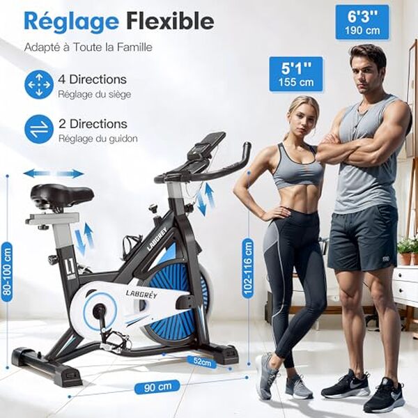 Découvrez notre test complet du vélo d'appartement LABGREY magnétique et explorez ses performances incroyables pour des séances de sport en toute tranquillité chez vous.