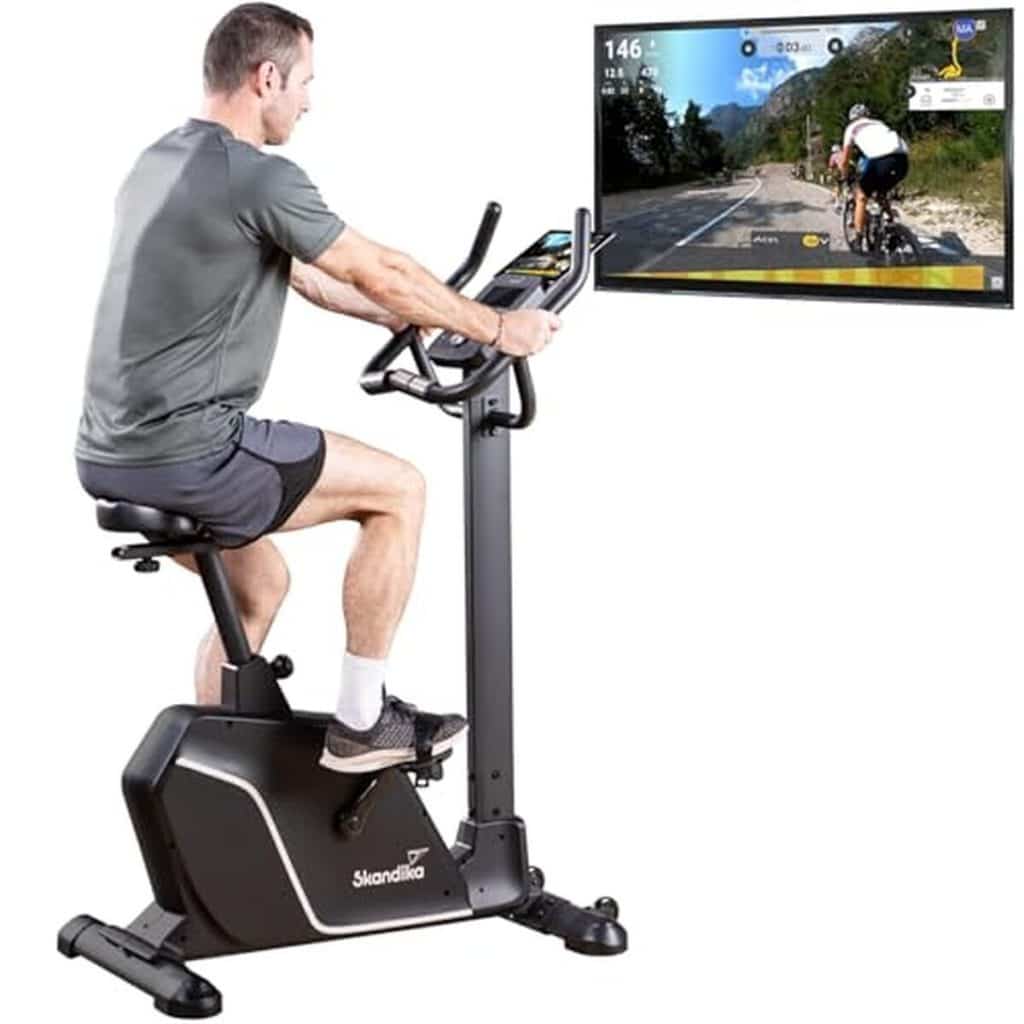 Test du vélo d'appartement Skandika Cykling P10 : performance et connectivité