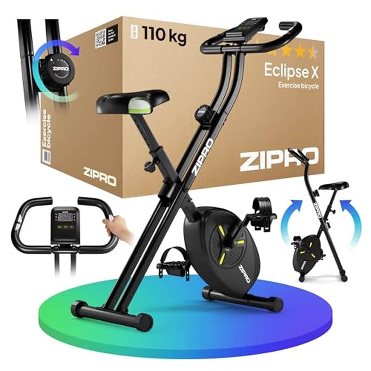 Test : vélo d'appartement ZIPRO Eclipse X, pliable et silencieux
