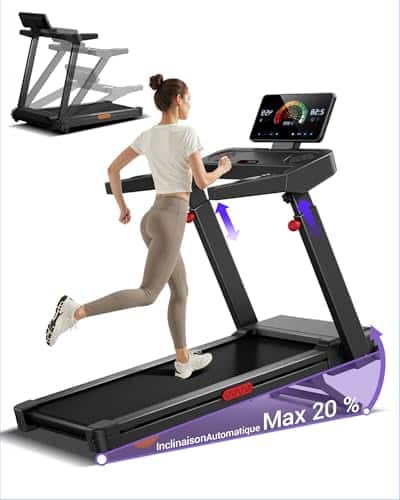 Test du tapis de course pliable UMAY : performance silencieuse et inclinable