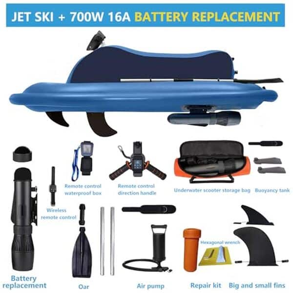 Découvrez notre test complet du jet ski électrique Dosiwlatever 700WPRO16A : performances, avantages et inconvénients de ce modèle gonflable innovant.