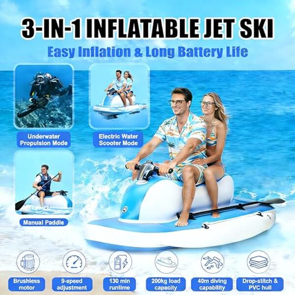 Découvrez notre test complet du scooter des mers électrique Hoiaost 3 en 1. Performances, polyvalence et avis détaillés pour bien choisir votre engin nautique.