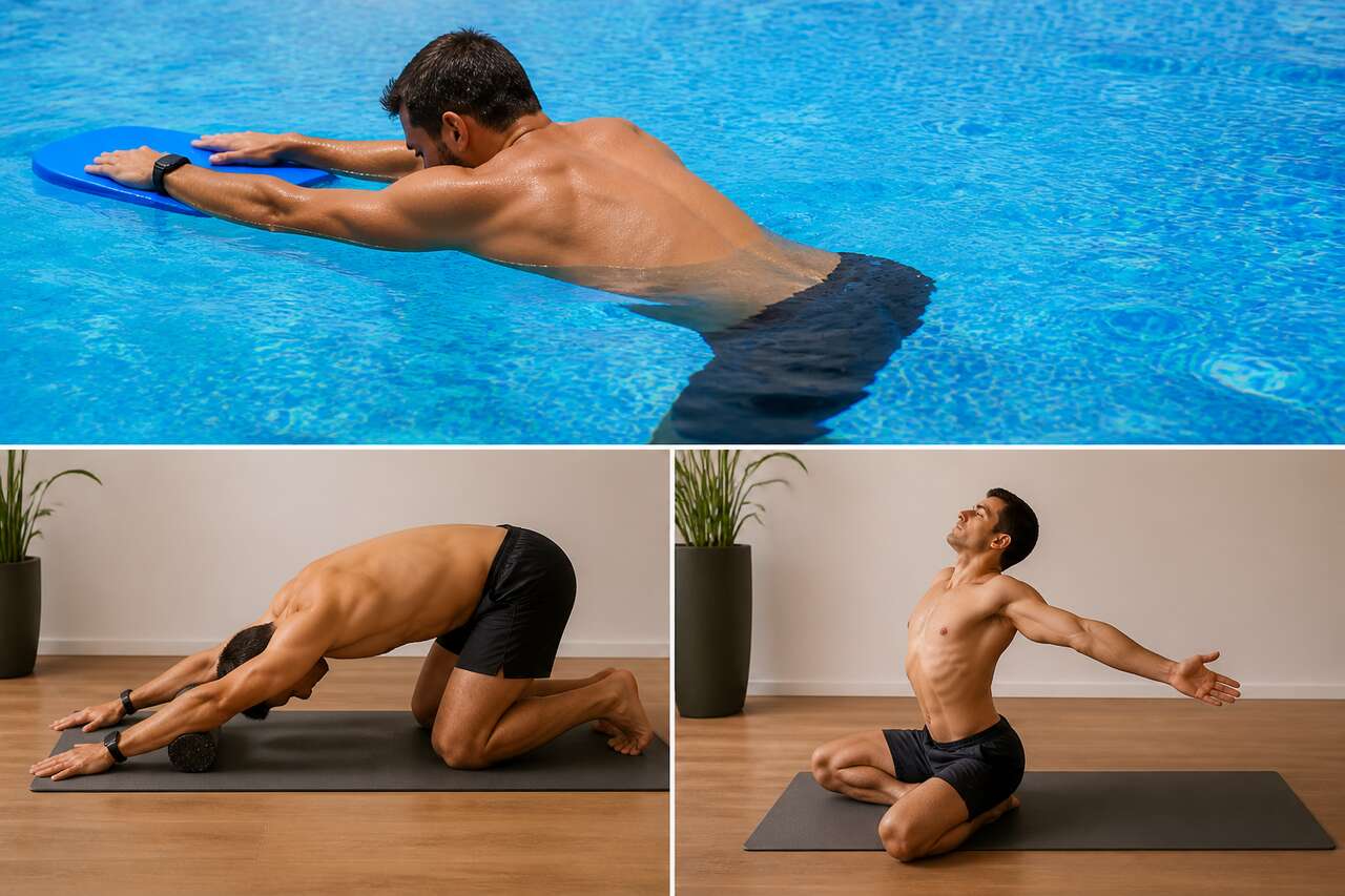 Exercices ciblés pour le dos thoracique: dans l’eau et à sec Exercices ciblés pour le dos thoracique: dans l’eau et à sec