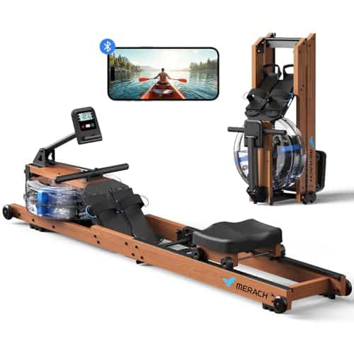 Test du rameur Merach en bois massif : confort et performance