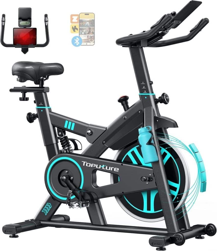 Test du vélo d'appartement Toputure avec écran LCD et résistance réglable