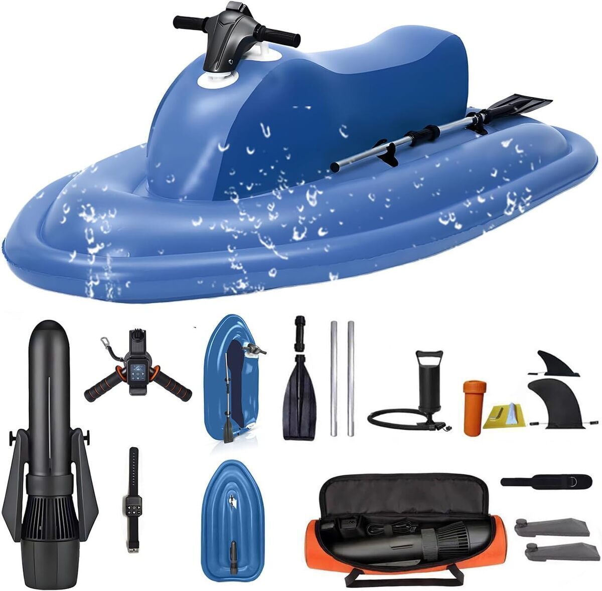 Test : jet ski gonflable électrique Dosiwlatever 700WPRO16A