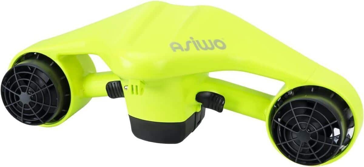 Test : scooter sous-marin Asiwo Manta à deux moteurs vert