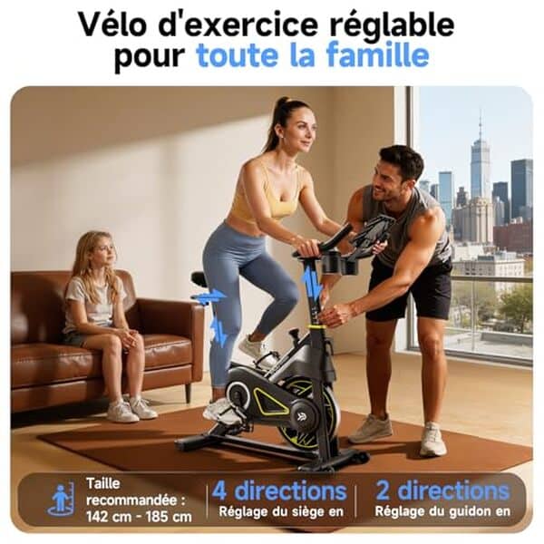 Découvrez notre test détaillé du vélo d'appartement YPOO avec résistance magnétique. Confort maximal, performances et prix : tous les détails pour bien choisir votre vélo.
