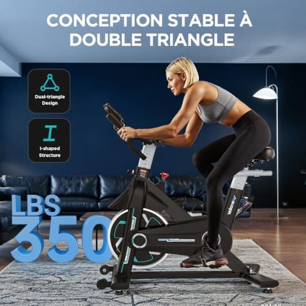 Découvrez notre test détaillé du vélo d'appartement Wenoker Hellblau 160 kg connecté : performances, fonctionnalités et avis utilisateurs pour bien choisir. 
