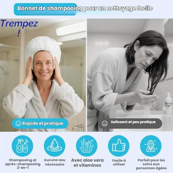 Découvrez notre test complet du bonnet de shampoing sans rinçage drench. Analyse détaillée de son efficacité, sa praticité et ses avantages pour vos cheveux.