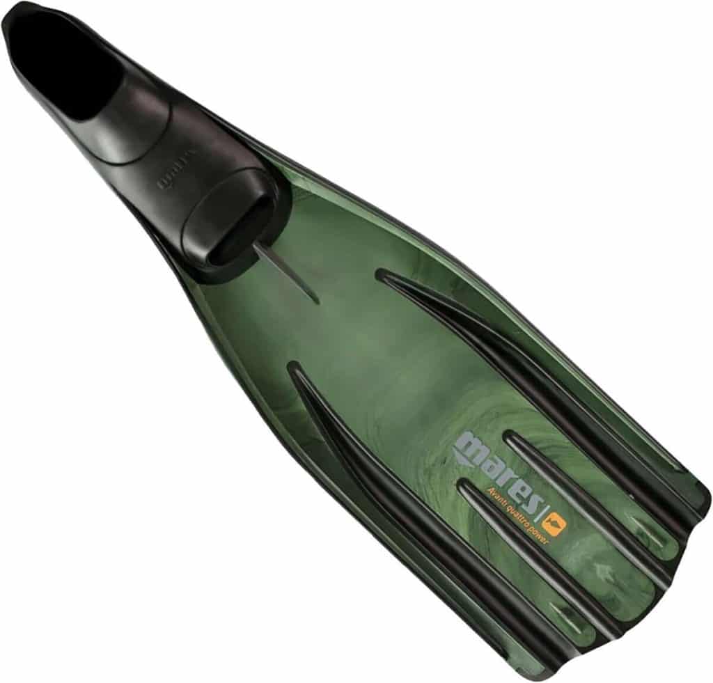 Test des palmes Mares Avanti 4 power SF en camouflage