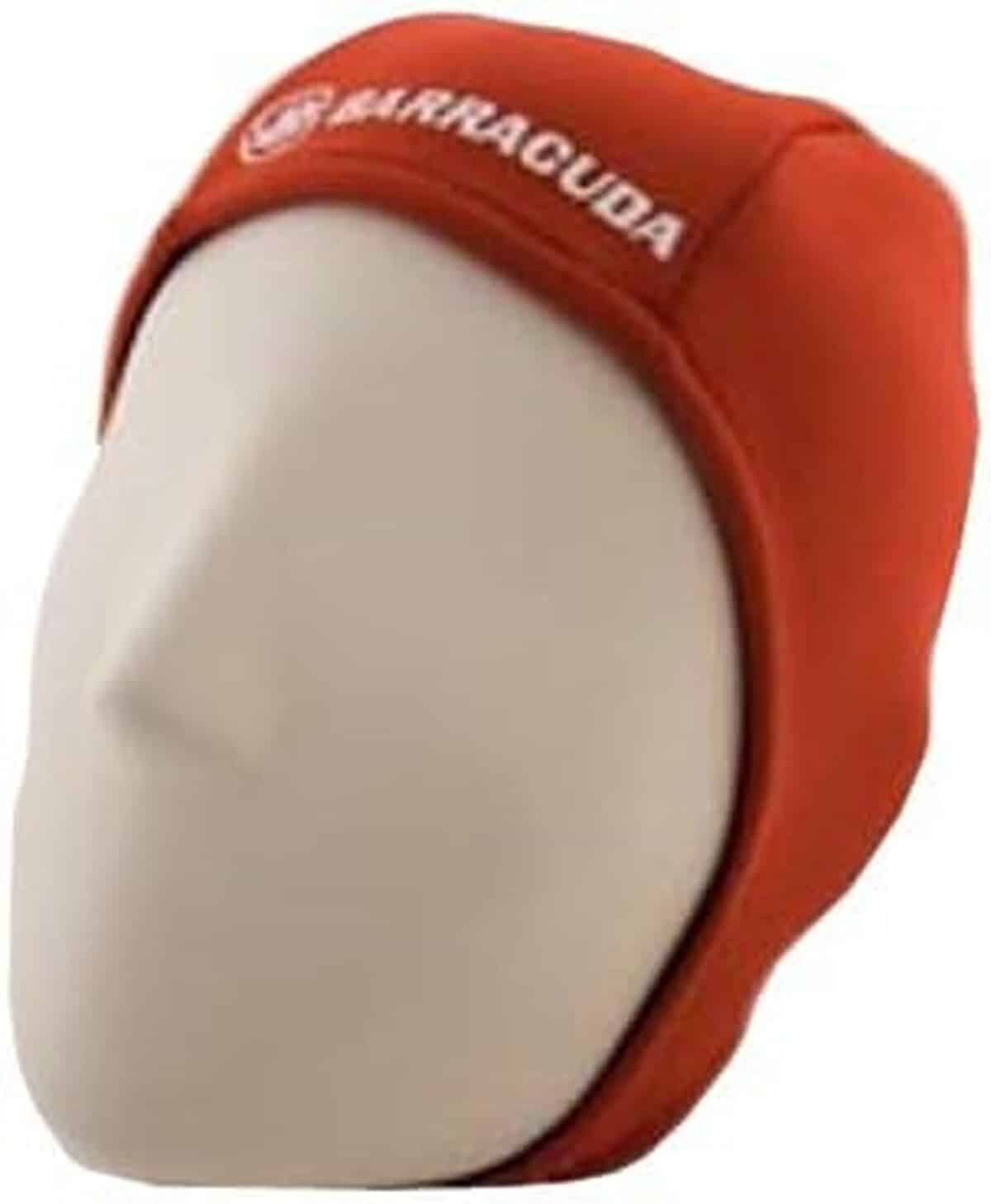 Test du bonnet de bain Barracuda parle vite, orange, petit