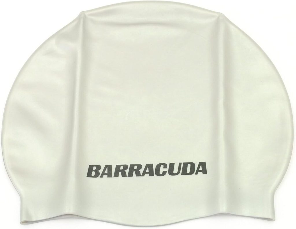 Test du bonnet de bain en silicone Barracuda, silver