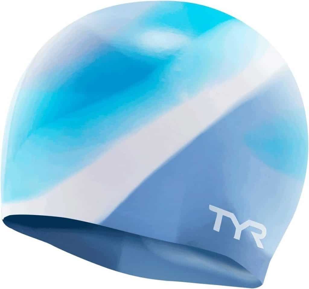 Test du bonnet de bain multicolore TYR