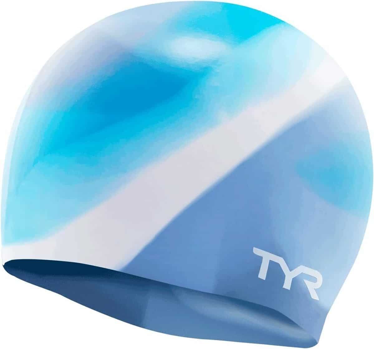 Test du bonnet de bain multicolore TYR