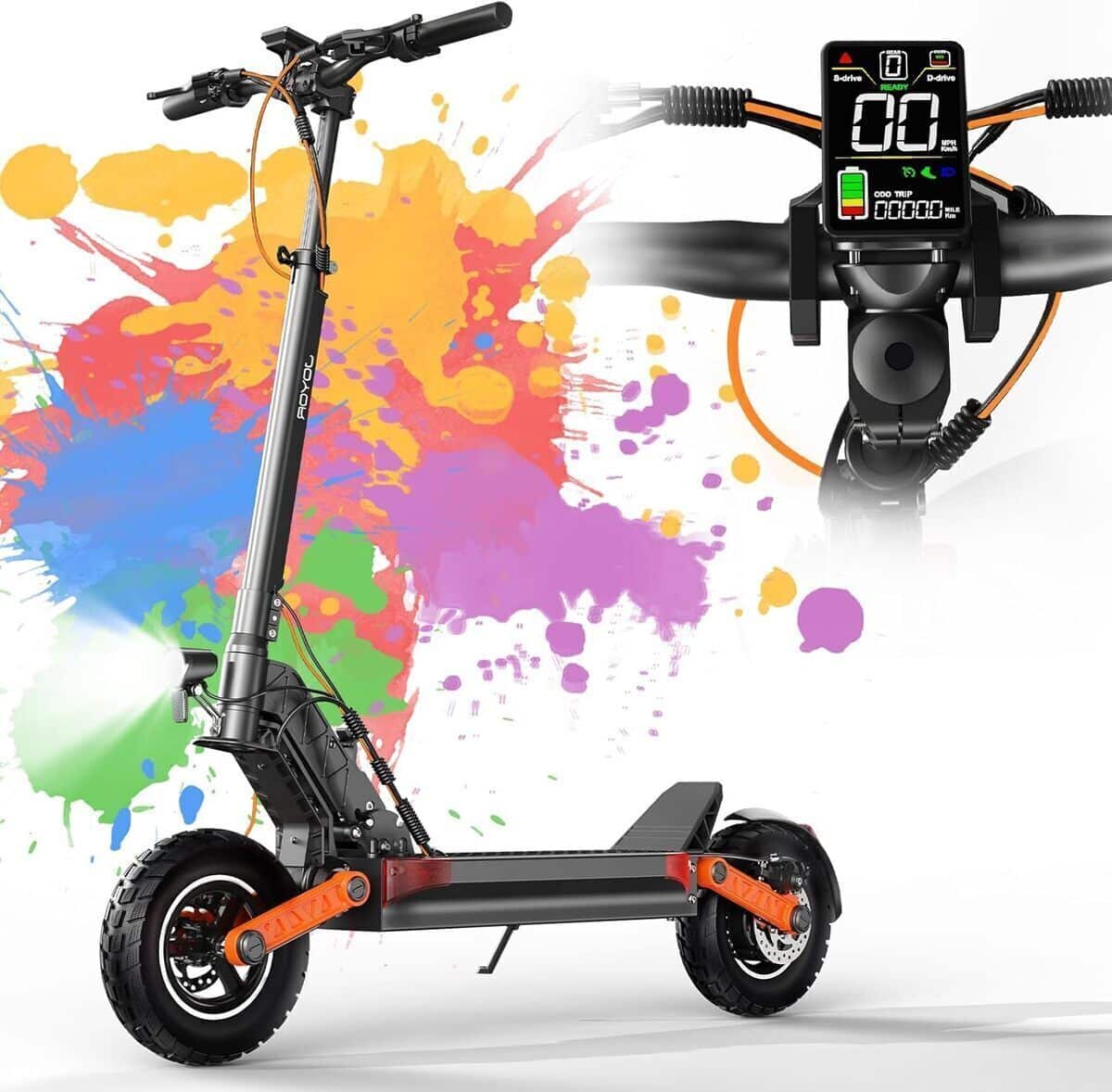 Test : joyor S5-Z, trottinette électrique 600W tout-terrain adulte