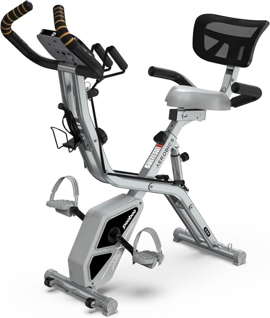 Test : vélo d'appartement pliable Pooboo X-Bike 4 en 1