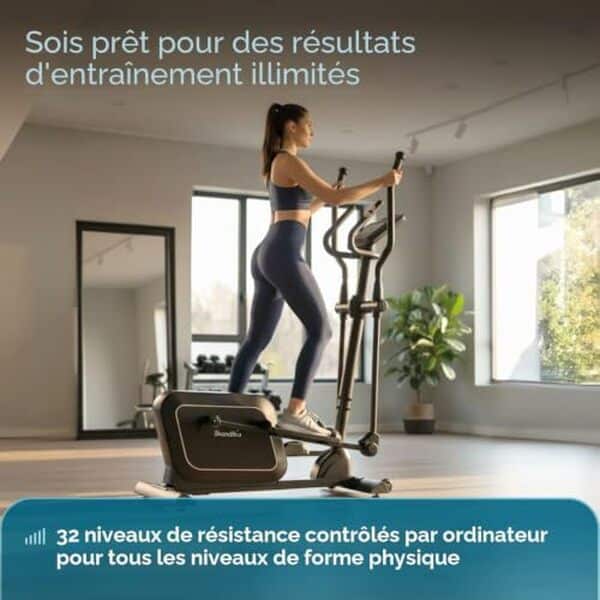 Découvrez notre test détaillé du vélo elliptique Skandika Fint P8-R : performance, silence et qualité. Avis complet pour bien choisir votre appareil fitness.