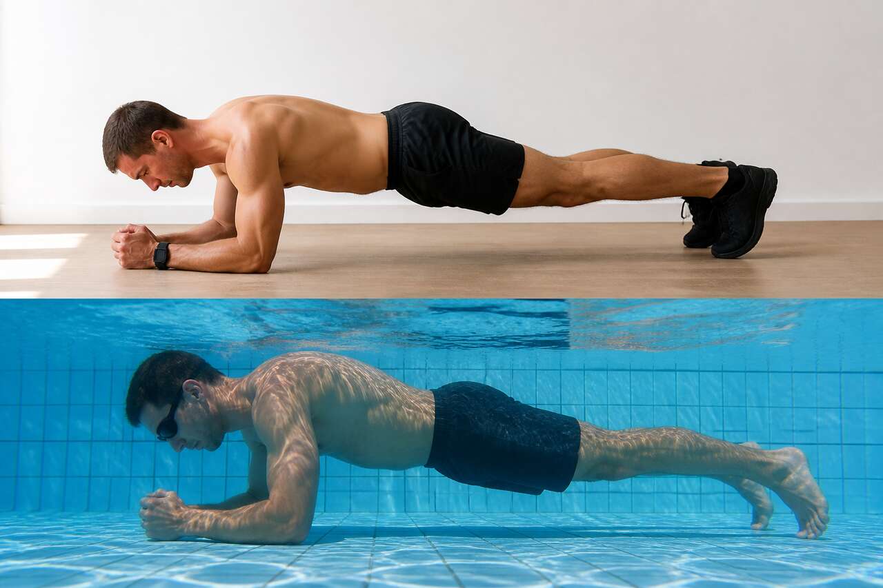 Les meilleures variantes de gainage ondulatoire au sol et en piscine