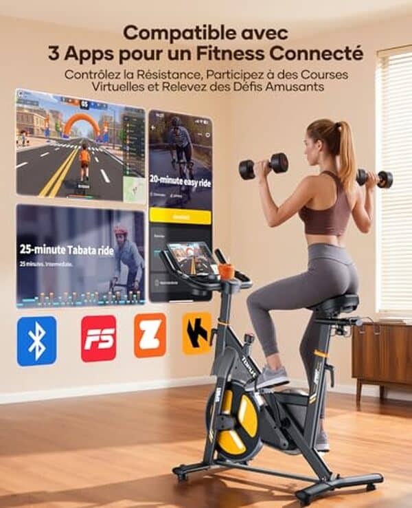 Découvrez notre test détaillé du vélo d'appartement Toputure avec 32 niveaux de résistance. Avis, caractéristiques et performances d'un équipement fitness silencieux et efficace.
