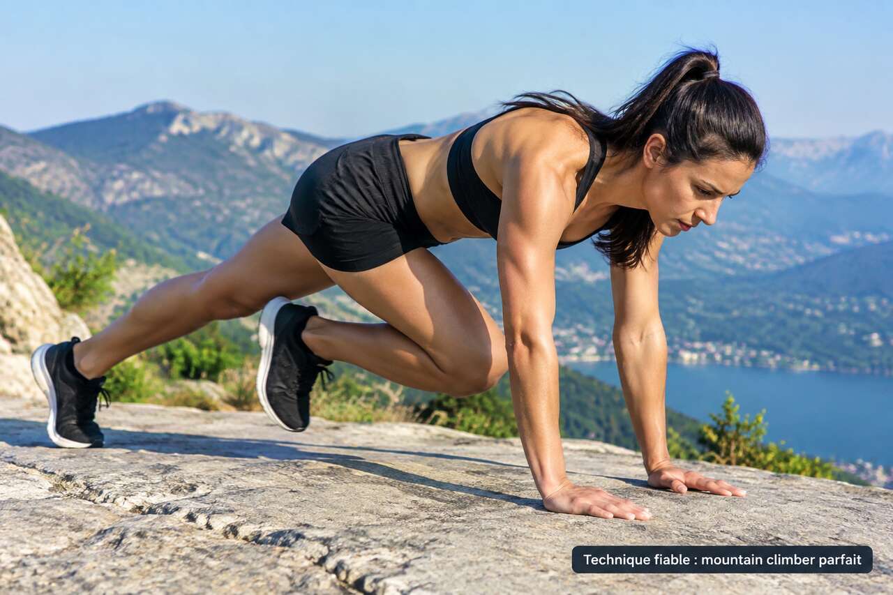 Technique fiable : comment bien faire un mountain climber