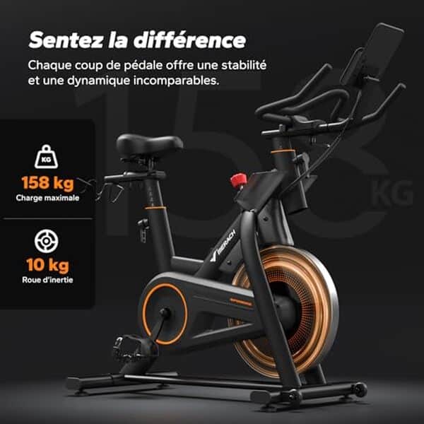 Découvrez notre test détaillé du vélo d'appartement Merach avec résistance magnétique 10 kg. Caractéristiques, avantages et avis pour bien choisir. 
