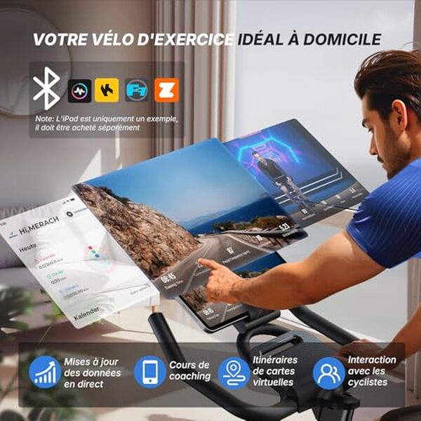Découvrez notre test détaillé du vélo d'appartement MERACH : résistance magnétique, confort et performance pour vos entraînements à domicile. 