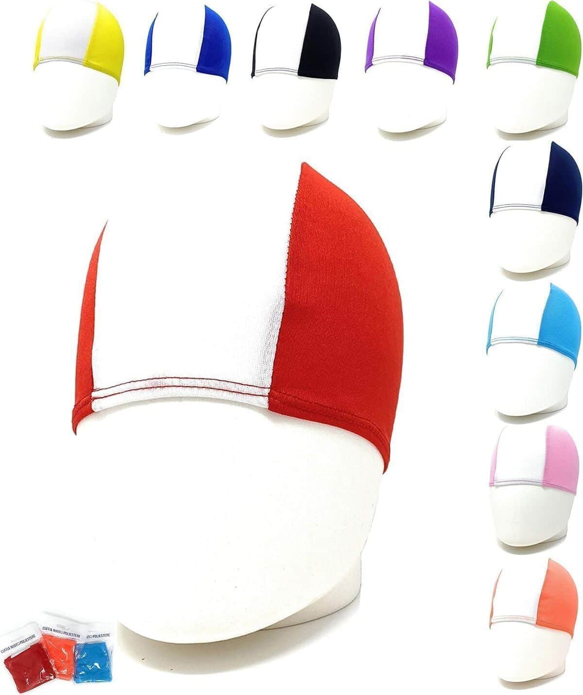 Test des bonnets de bain professionnels en polyester - 50 pièces